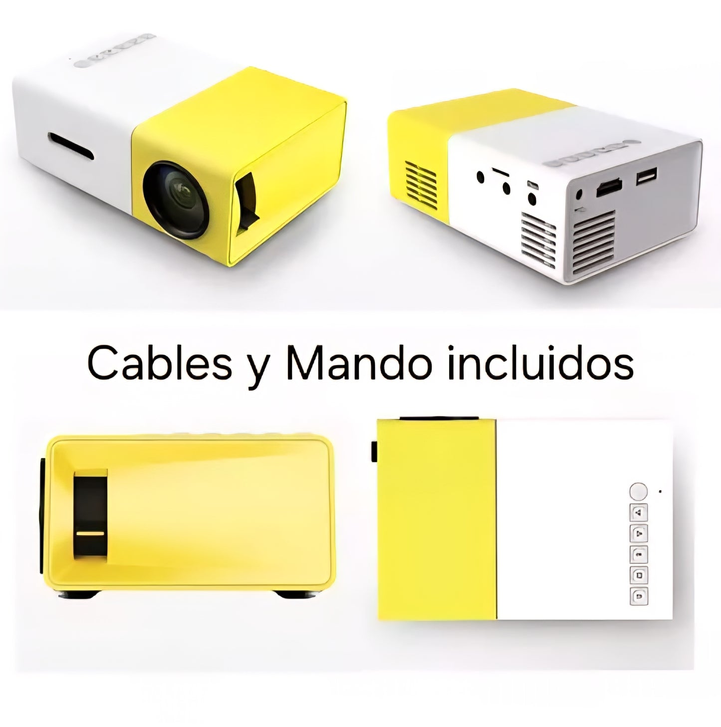 Mini Proyector Portátil 1080p
