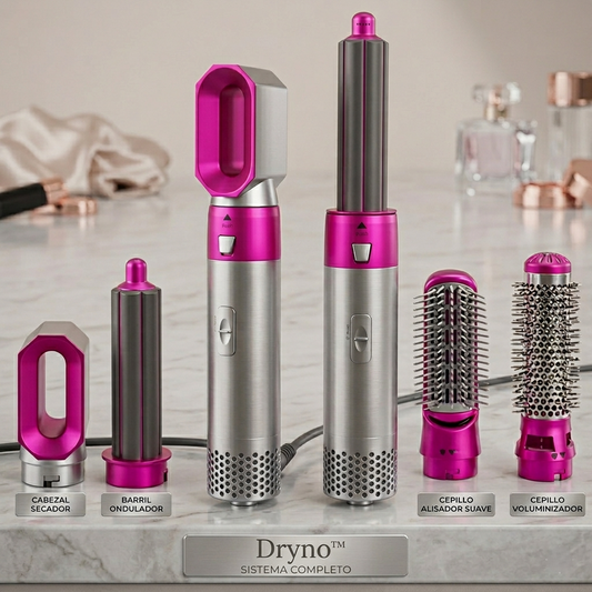 Multi-estilizador Dryno™ 5 en 1: Crea ondas, alisa o da volumen