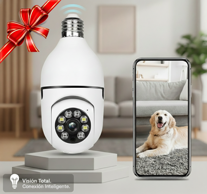 Cámara de Seguridad Inalámbrica Bombilla