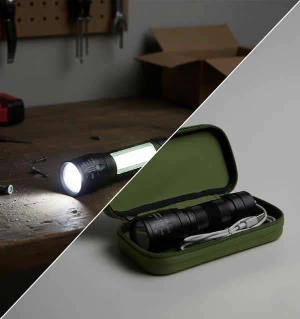 Linterna LED TÁCTICA con Zoom RogueTac™