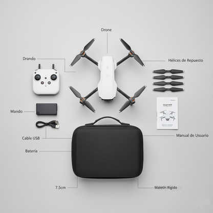 SmartW8™ Pro Max — Drone 4K Dual-Cam