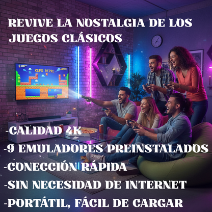 Consola Inalámbrica Retro Stick 64GB