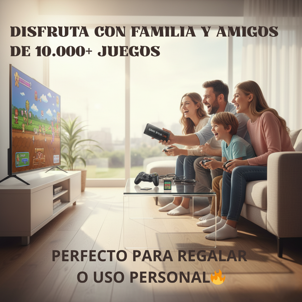 Consola Inalámbrica Retro Stick 64GB