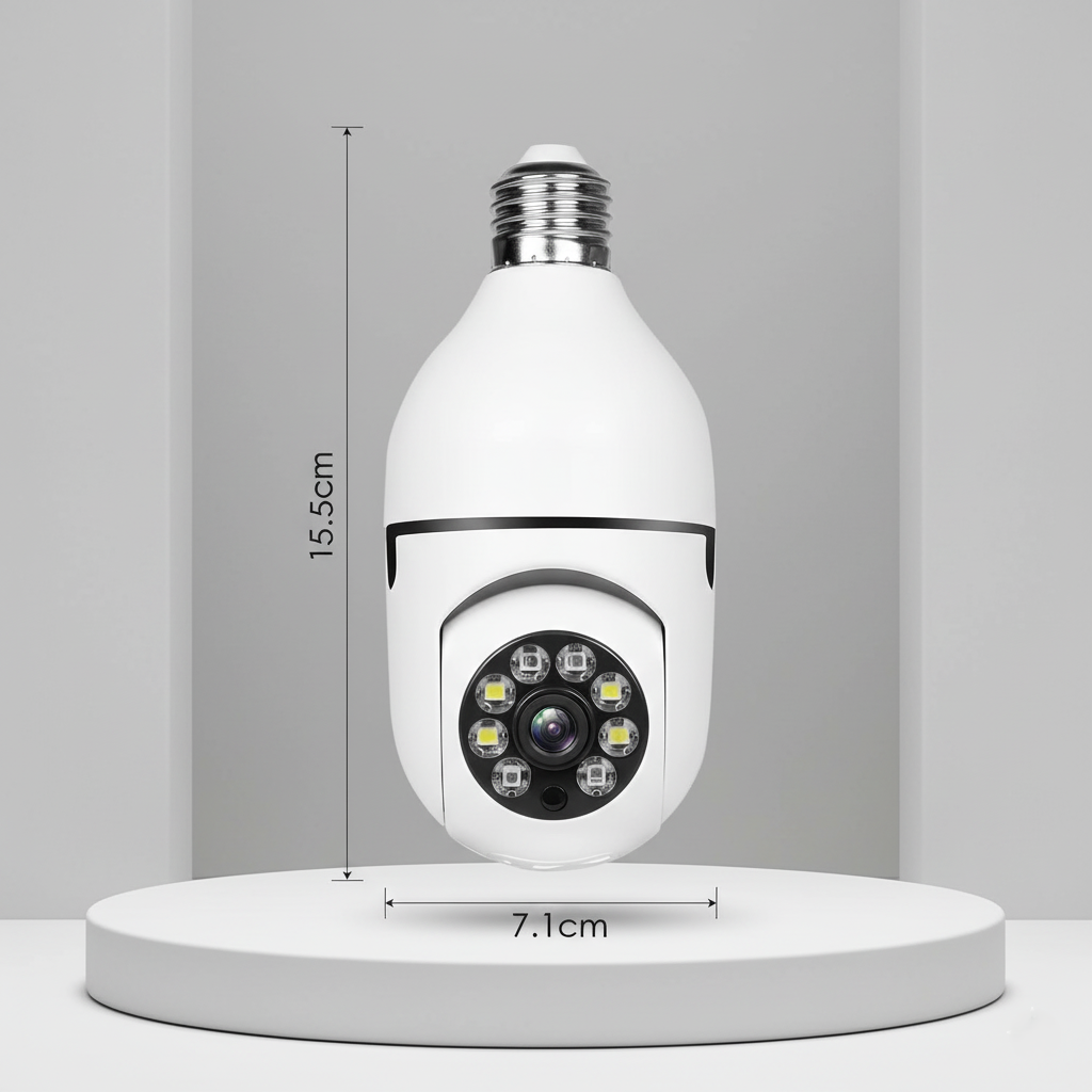 Cámara de Seguridad Inalámbrica Bombilla